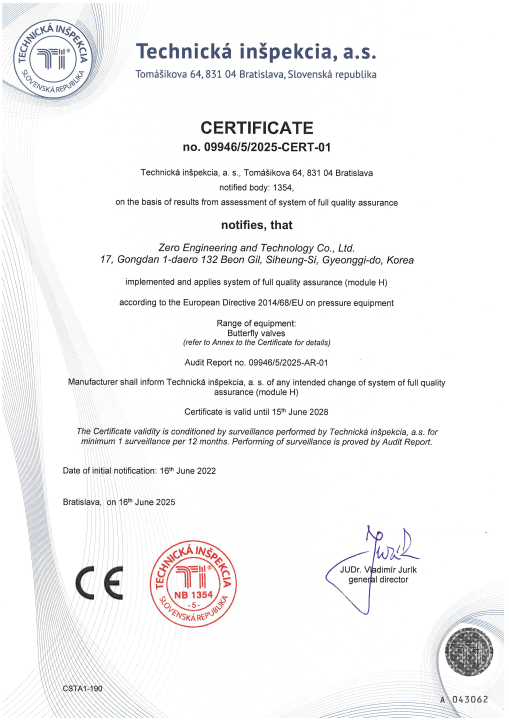 CE PED CERT